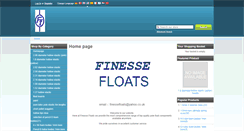 Desktop Screenshot of finessefloats.com